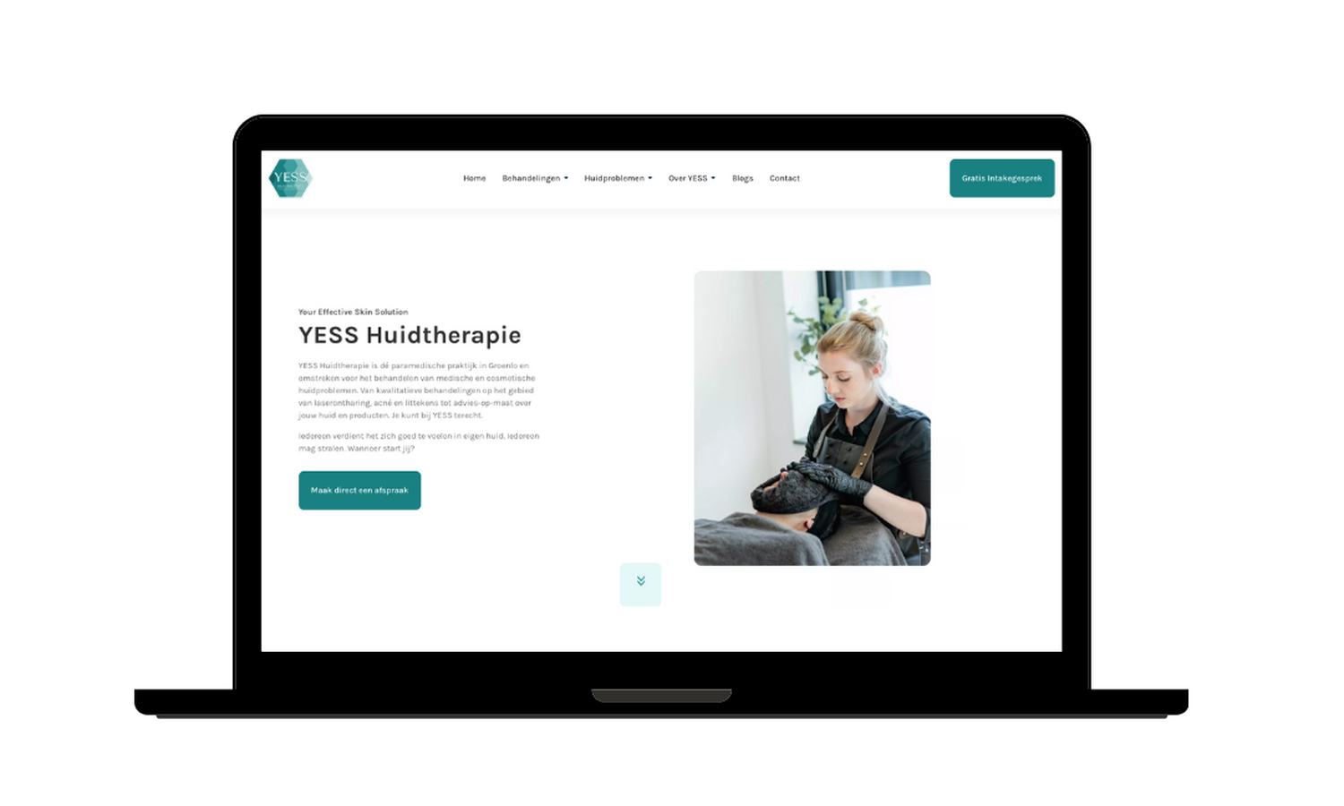 New Website Blue Mockup Instagram Laptop 2