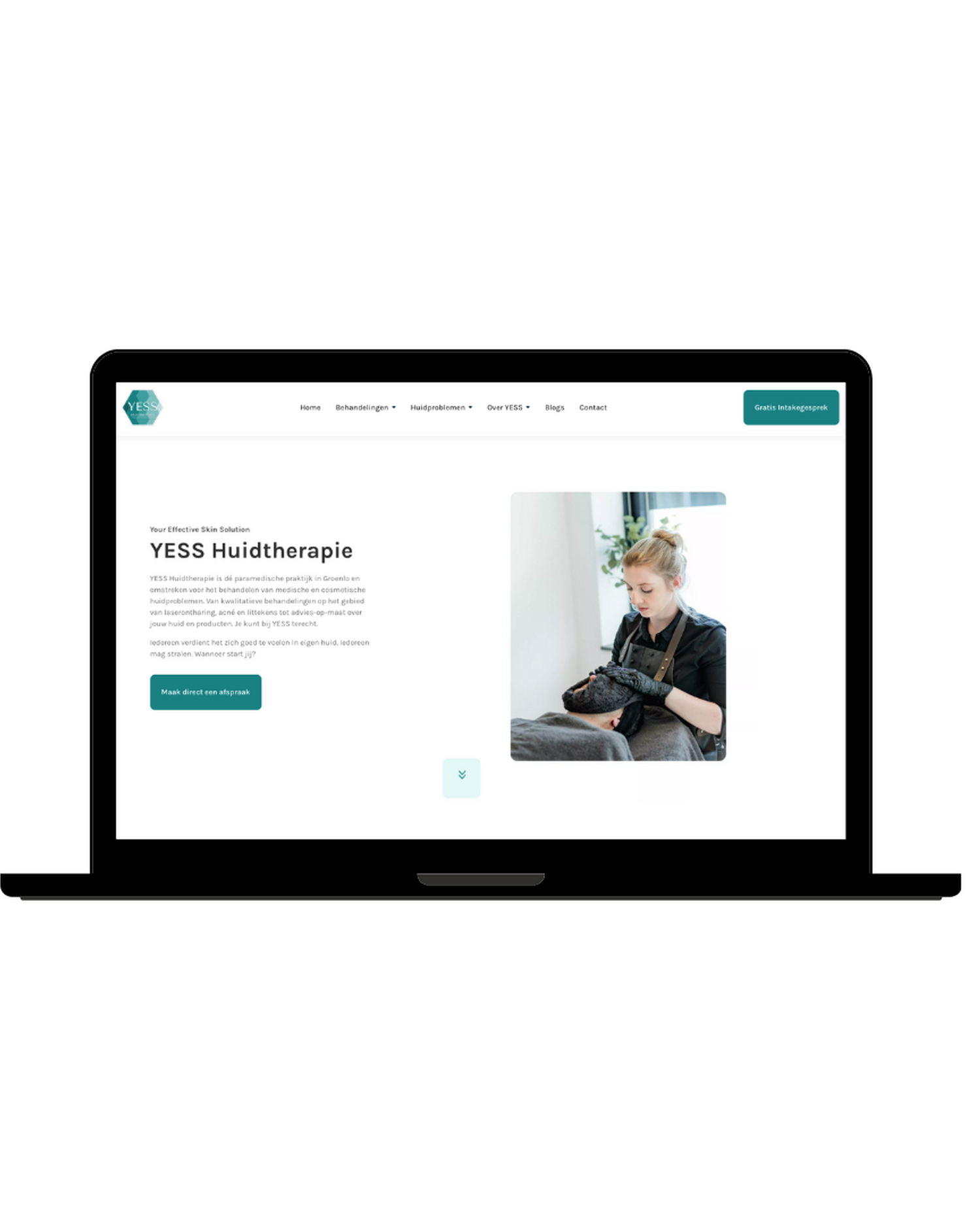 New Website Blue Mockup Instagram Laptop 2