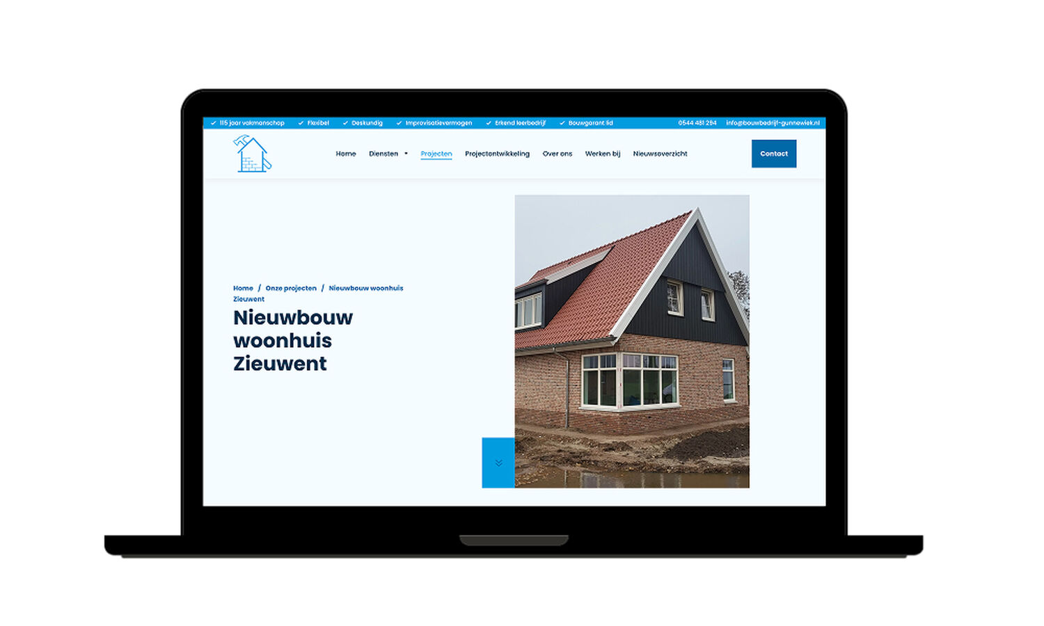 Bouwbedrijf gunnewiek laptop 1